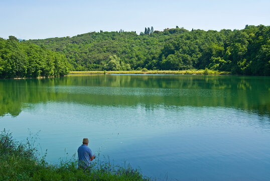 Lake of Bilancino, Mugello, Firenze, Tuscany