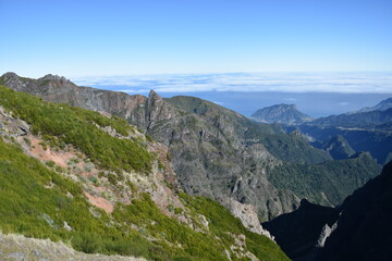 Pico Ruivo madera trekking