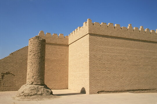 City walls, Babylon, Iraq
