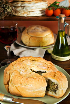 Panada (vegetables pie) from Sardinia