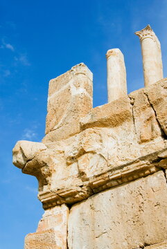 Lions, Qasr Iraq El Amir (Qasr Al Abd) (Fortress of Servant), Wadi as Sir, Jordan