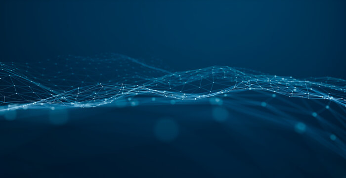 Internet and communication technology design concept.