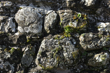 Background stone antique, medieval wall texture photo	