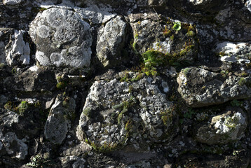 Background stone antique, medieval wall texture photo	