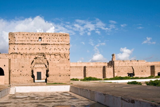 Ruins of the El Badi Palace, Marrakech (Marrakesh), Morocco