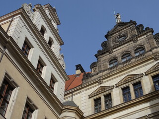 Residenzschloss und Georgentor in Dresden