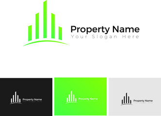 Modern and simple logo building for any purpose