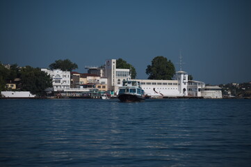Fototapeta na wymiar Ships in the bay of Crimea