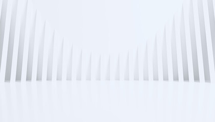 Abstract Modern Architecture Background,Empty white interior design,3d Modern Rendering.