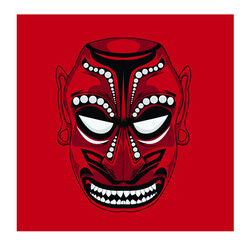 Mask from Papua Tribe Indonesia