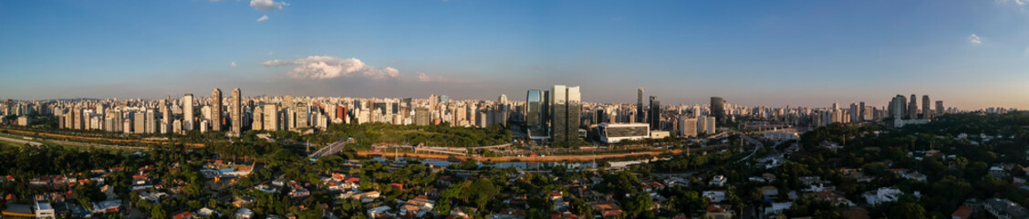 Fototapeta na wymiar Panorâmica da sided de São Paulo