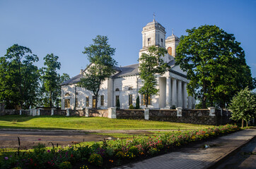 Fototapeta na wymiar Varaklani Roman Catholic Church, Latvia