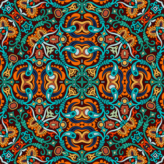 Raster ethnic nature ornamental background