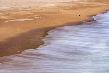 waves on the beach