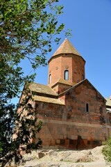 Fototapeta premium ARMENIA, KHOR VIRAP monastery with Mount Ararat in the background.It stands on the place where Saint Gregory the Illuminator was imprisoned for thirteen years.