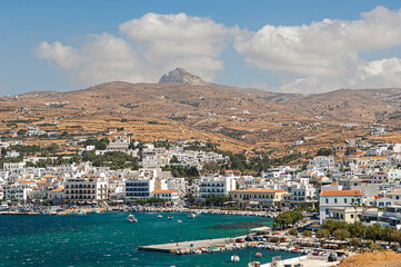 Landschaft um Tinos-Stadt, Insel Tinos, Kykladen, Griechenland