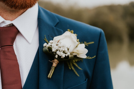 Groomsmen buttonhole.