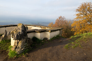 View from Kalvarie hill, Czech republic