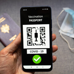 Vaccination passport for international flights