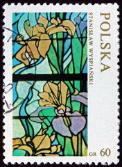 Postage stamp Poland 1971 detail from The Elements