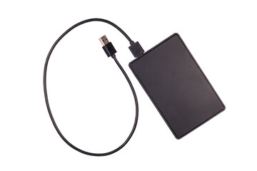 External Hard Disk Drive Isolated