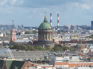 Naklejka premium urban landscape in St. Petersburg