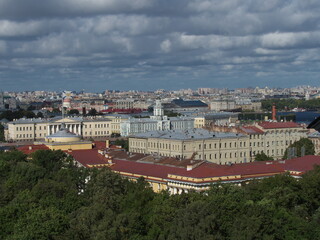 Naklejka na ściany i meble urban landscape in St. Petersburg
