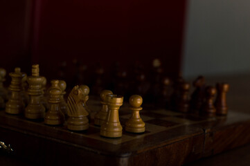 chess pieces on a chessboard