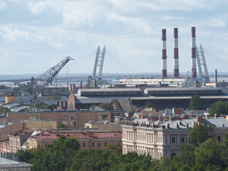 Obraz premium urban landscape in St. Petersburg