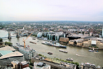 Fototapeta na wymiar An aerial view of London