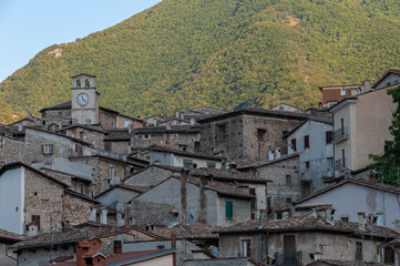 Scanno, Aquila, Abruzzo.  Scanno is an Italian town of 1 782 inhabitants located in the province of...