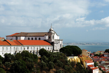 view of the old town Lisbon