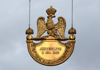 Commemorative plaque - Austerlitz batlle victory - Napoleonic Empire - Strasbourg - 416326971