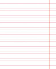 Grid paper. Abstract striped background with color horizontal lines. Geometric pattern for school, wallpaper, textures, notebook. Lined paper blank isolated on transparent background