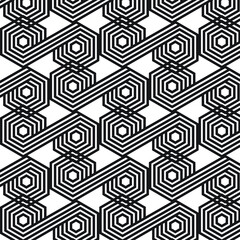 Abstract vector geometric pattern background. Linear pattern, stock illustration.