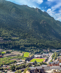 Fototapeta premium Andorra with nature