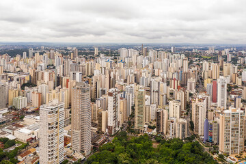 buildings surrounding Vaca Brava park, Goias, Brazil, Bueno sector
