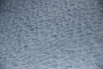 snow surface abstract natural pattern in a close up