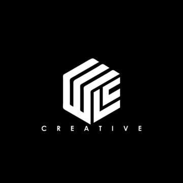 WLC Letter Initial Logo Design Template Vector Illustration