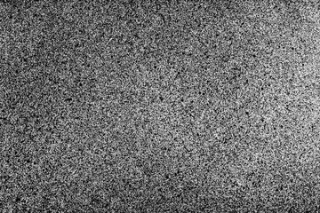 Black and white grain. Noise background. Splatter texture. Distressed grunge pattern. Black overlay background. Spray paint effect. Grainy paper background.