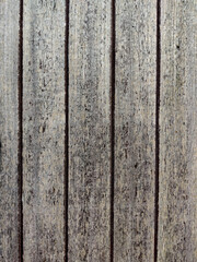 Vertical wooden aged texture. Rustic grunge material.