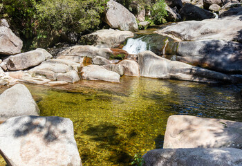 Piscine de Cléopâtre, parc Abel Tasman, Nouvelle Zélande