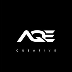 AQE Letter Initial Logo Design Template Vector Illustration