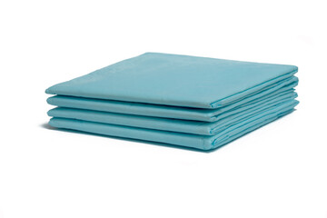 Disposable medical blue diapers. for children and the elderly.