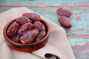 Fresh raw organic Medjool dates 
