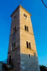 Fototapeta na wymiar Tower of the Roman temple of Nin