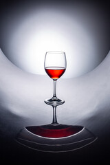 glass distorted reflection