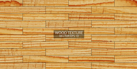 Wood texture background, EPS 10 vector. Wooden planks. 