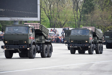  Parade in honor of the 70th anniversary of the Victory on May 9, 2015 in Rostov-on-Don