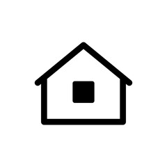 House vector icon. Home linear pictogram.